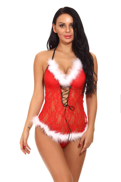 Christmas Lingerie Sleepwear Suit Cosplay Uniform Temptation