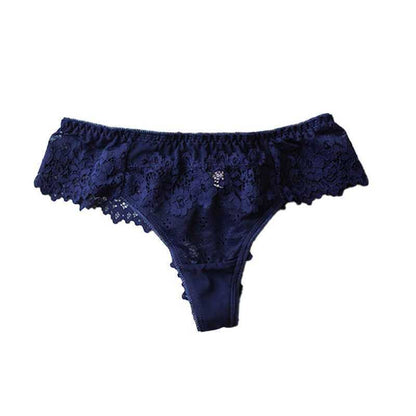 Women's Feminine Lace Low Waist Sports Hip Lifting T Pants Panties