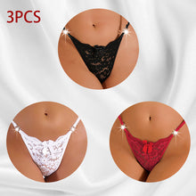 Women's Thong Lace Hollowed Out Mesh Gauze Panties Women's Traceless Panties