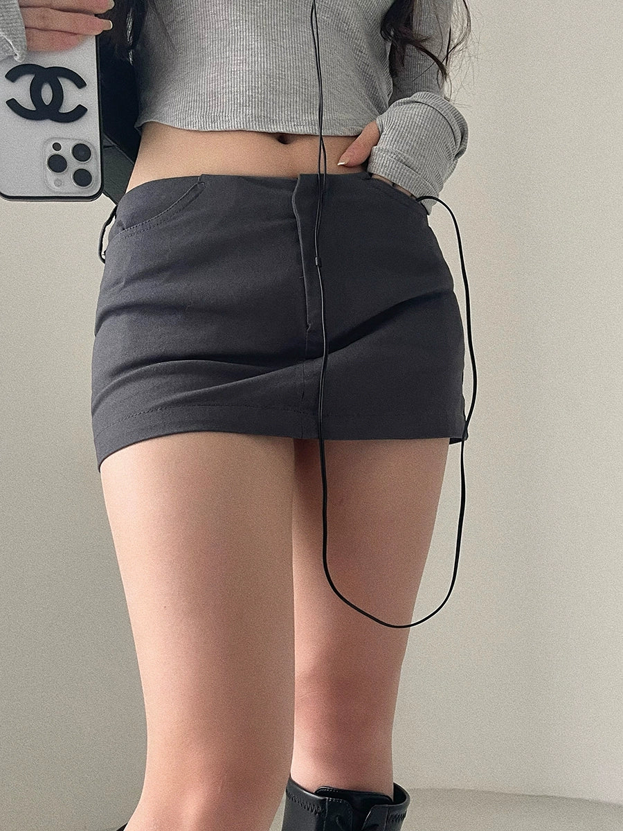 European and American Sexy Low Waist Exposure-Proof Skirt Safety Pants