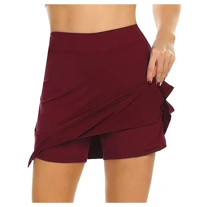 Skirt Ladies Large Size High Waist Slim Slimming Short