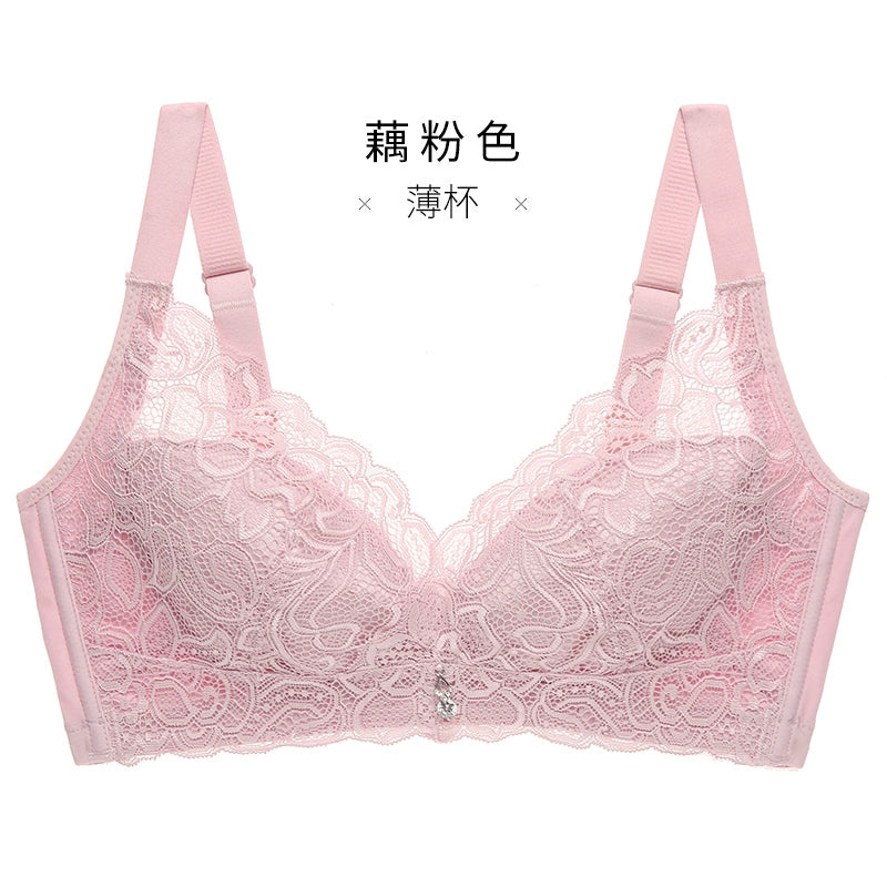 Lace Ancient and Modern Brand Ultra Thin Bra Sexy Wireless Non-Sponge Lady Intimates Push up Adjustable