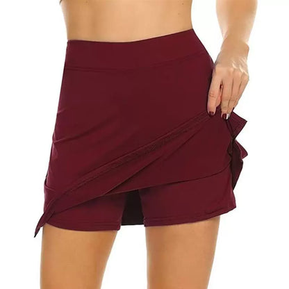 Skirt Ladies Large Size High Waist Slim Slimming Short