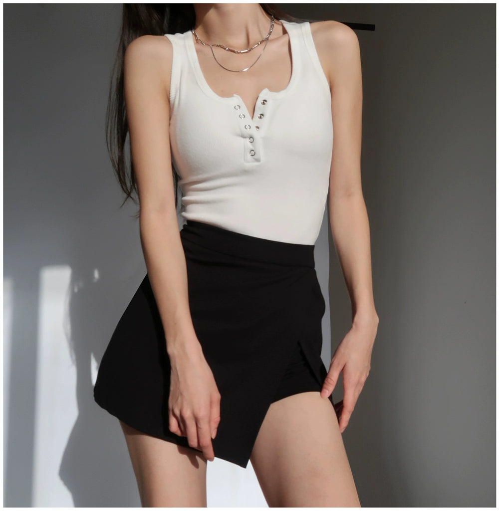 Fashion Sexy Side Split Slim Fit Sheath Skirt