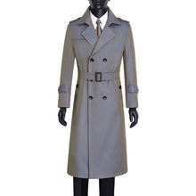 Men's Long Type Trench Coat over the Knee Autumn and Winter New Arrival K-style Men Outwear Fashion Trendy Trench Long Coat Overcoat