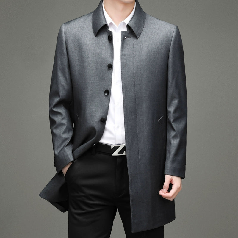 Mid Length Long Length Fall/Winter Leisure Warm Coat and Trench Coat