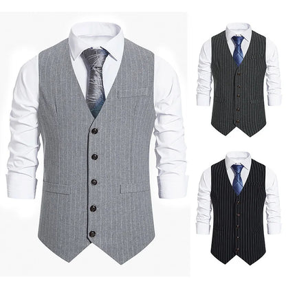 Customized suit vest men's work clothes suit best man's business suit plus size wedding casual vest