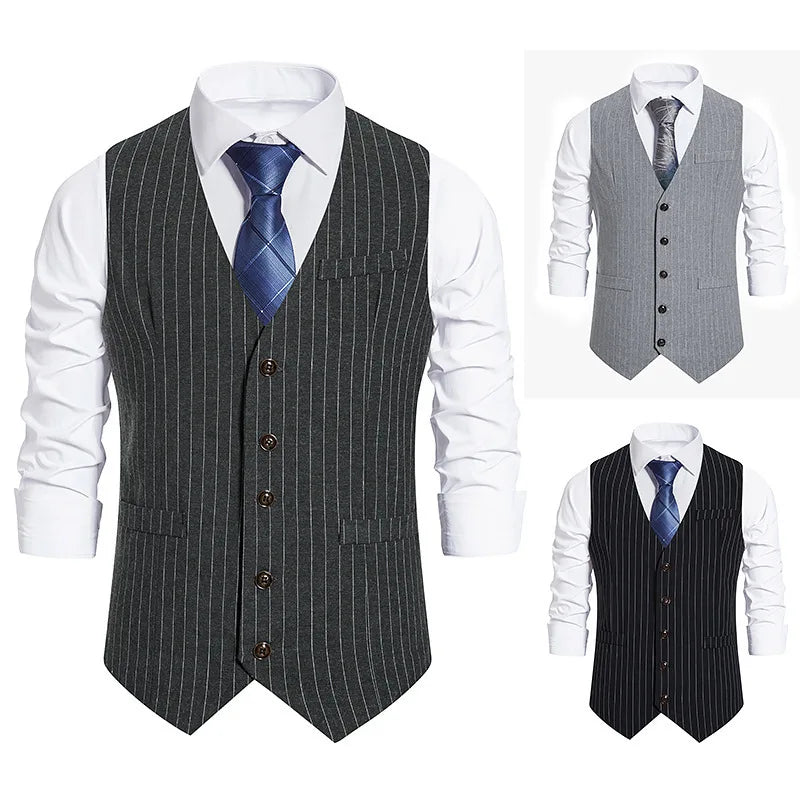 Customized suit vest men's work clothes suit best man's business suit plus size wedding casual vest