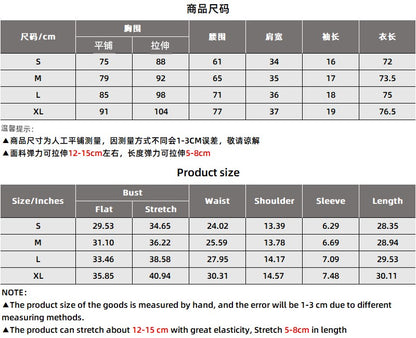 Small round Neck Short Sleeve Women's Summer Versatile Basic Pure Color Jumpsuit Threaded Cotton Skinny Slimming Inner Wear T-shirt Tide