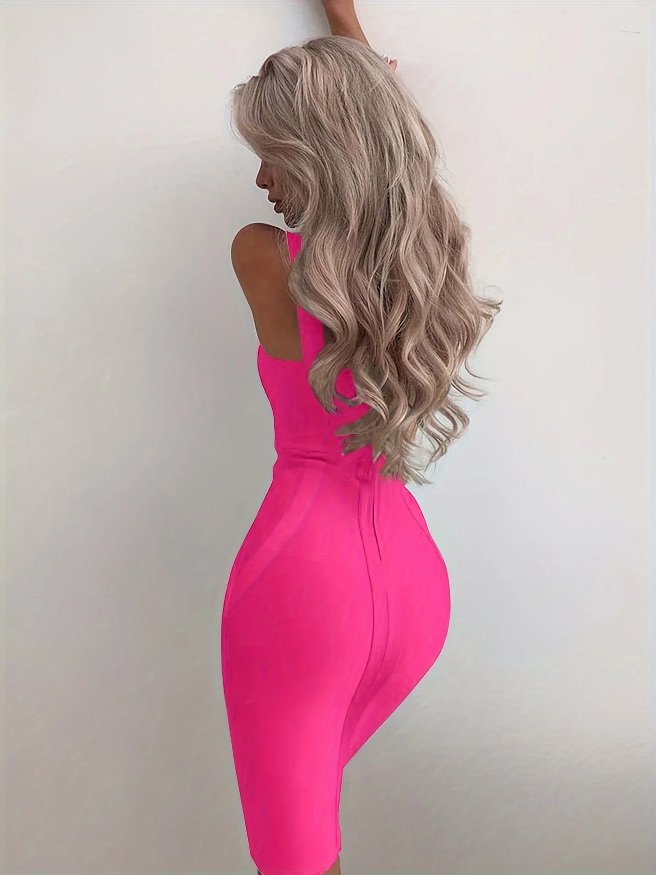 Bandage Dress Women Party Dress Bodycon Elegant Sexy Evening Birthday Club Outfits Summer 2024