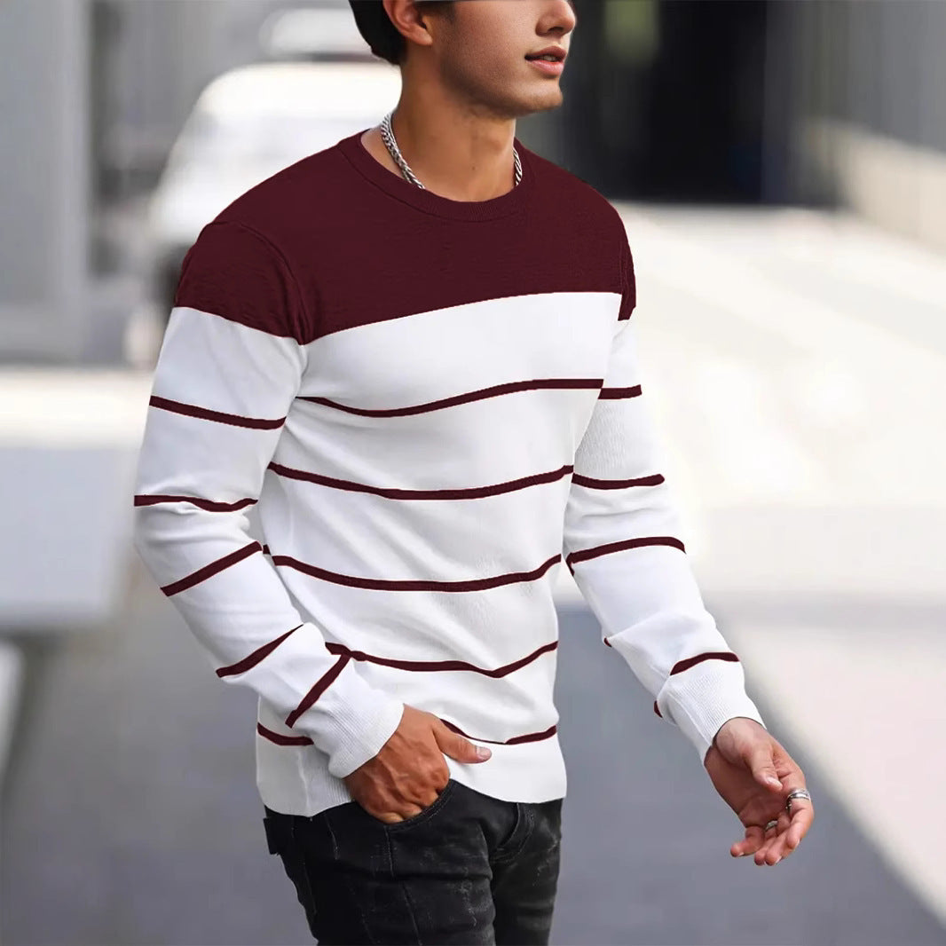 Men's Knitwear Fashion Crew Neck Casual Sweater